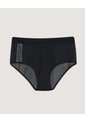 Panty Clásico Con Detalles En Tull  Para Mujer Negro Ostu de Ostu