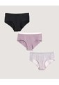 Panty Hipster Pack X3 X3 Para Mujer Negro Ostu de Ostu