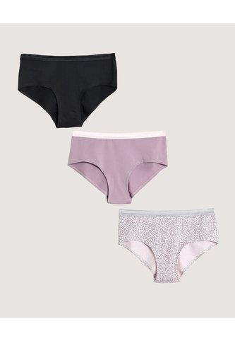Panty Hipster Pack X3 X3 Para Mujer Negro Ostu Ostu