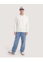 Buzo Polo Essential  Para Hombre Crema Ostu de Ostu