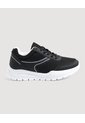 Tenis Deportivos Mesh Urbano  Para Mujer Negro Ostu de Ostu