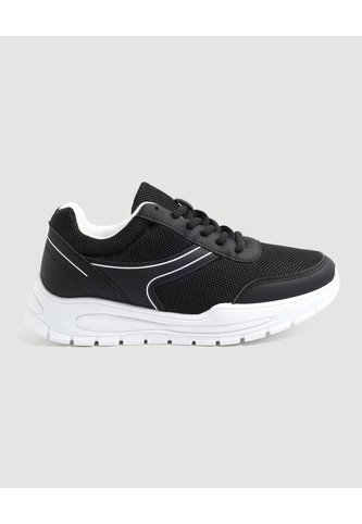 Tenis Deportivos Mesh Urbano  Para Mujer Negro Ostu Ostu