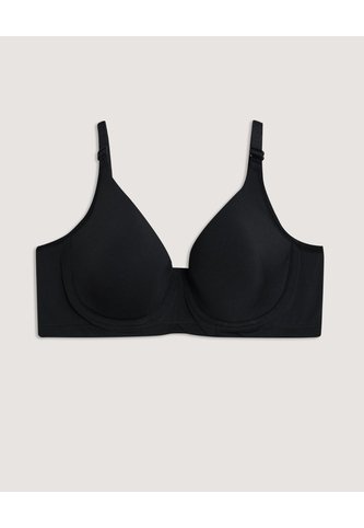 Brasier Copa Completa Con Arco  Para Mujer Negro Ostu Ostu
