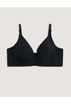 Brasier Copa Completa Con Arco Para Mujer Negro Ostu