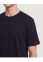 Camiseta Oversize Texturizada  Para Hombre Negro Ostu de Ostu