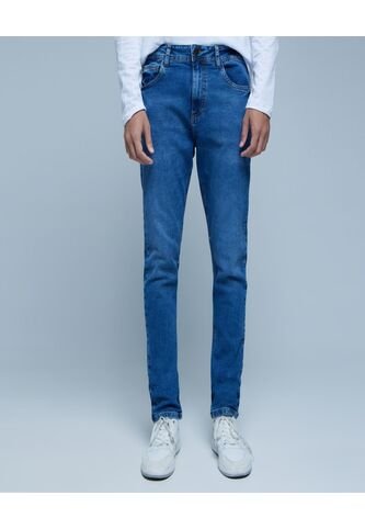 Jean Para Hombre Skinny Color Azul  Marca Ostu #60160305 Ostu