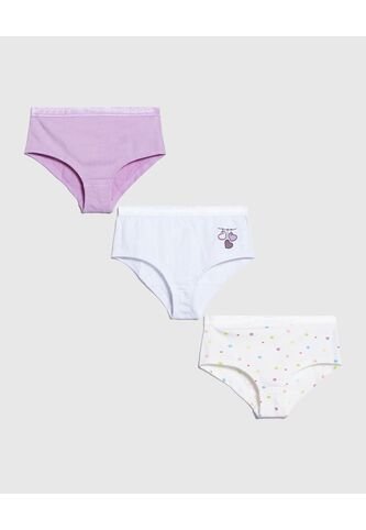 Ropa Interior Para Niña Panty Color Pack X Marca Ostu #90180041 Ostu