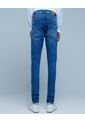 Jean Para Hombre Skinny Color Azul  Marca Ostu #60160305 de Ostu