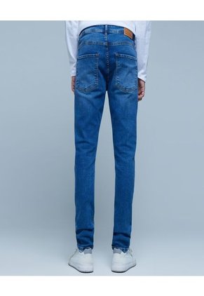 Jean Para Hombre Skinny Color Azul  Marca Ostu #60160305