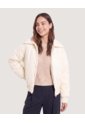 Chaqueta Acolchada  Para Mujer Crema Ostu de Ostu
