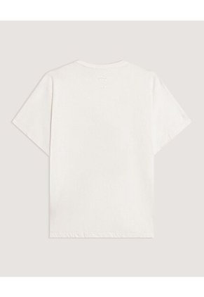 Camiseta  Para Mujer Manga Corta Cuello Redondo Color Crema Marca Ostu #40092862