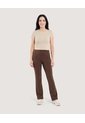 Leggins Flare Tiro Alto  Para Mujer Café Ostu de Ostu