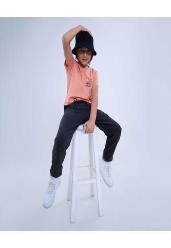 Jean Para Niño Jogger Color Negro Marca Ostu #80160086 Ostu
