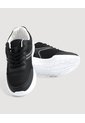 Tenis Deportivos Mesh Urbano  Para Mujer Negro Ostu de Ostu