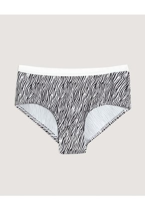 Panty Hipster Animal Print Pack X3  Para Mujer Negro Ostu