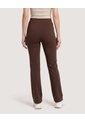 Leggins Flare Tiro Alto  Para Mujer Café Ostu de Ostu