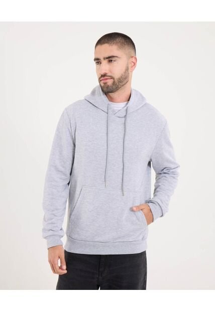 Buzo Para Hombre Hoodie Color Gris  Marca Ostu #60060297