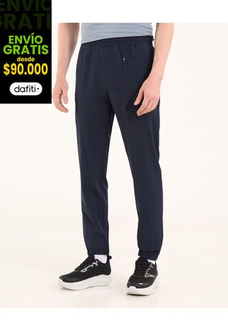 Pantalón Para Hombre Multiusos Plano Color Azul Marca Ostu #60070534 Ostu