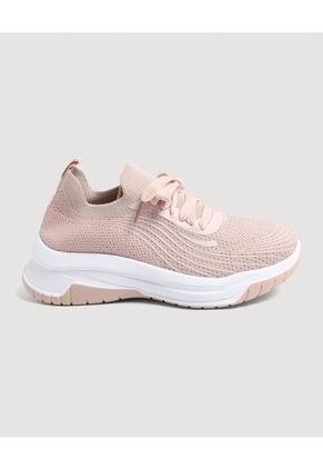 Tenis Casual Knit Comfort Para Mujer Morado Ostu