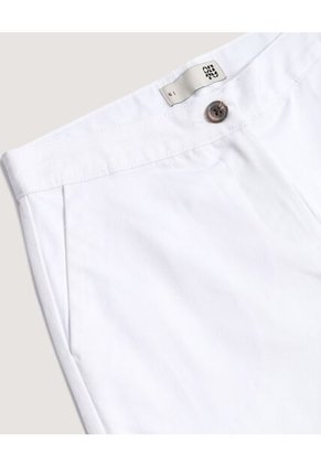 Bermuda  Para Mujer Regular Corto Color Blanco Marca Ostu #40100115