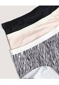 Panty Hipster Animal Print Pack X3  Para Mujer Negro Ostu de Ostu