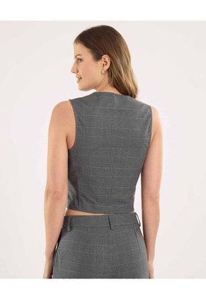 Chaleco Para Mujer Plano Color Negro Marca Ostu #40250024