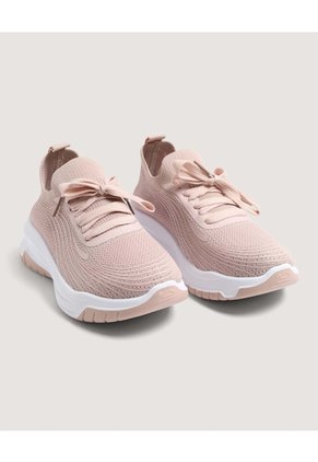 Tenis Casual Knit Comfort Para Mujer Morado Ostu