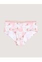 Panty Hipster Floral Pack X3  Para Mujer Negro Ostu de Ostu