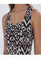 Top Para Mujer Cuello Redondo Color Negro Marca Ostu #40220377 de Ostu