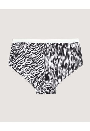 Panty Hipster Animal Print Pack X3  Para Mujer Negro Ostu