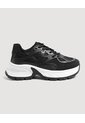 Tenis Chunky Sport Black  Para Mujer Negro Ostu de Ostu