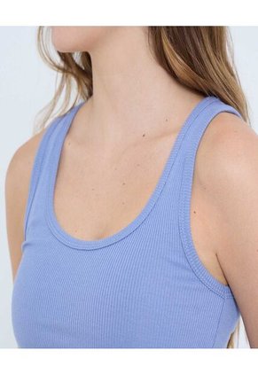 Camiseta Para Mujer Manga Sisa Color Azul Marca Ostu #40092338