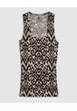 Top Para Mujer Cuello Redondo Color Negro Marca Ostu #40220377 de Ostu