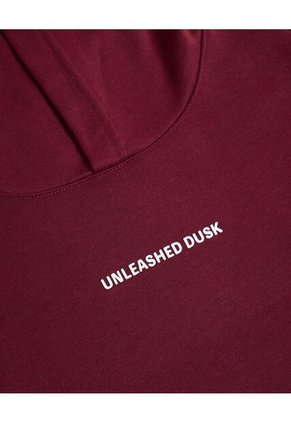 Buzo  Para Hombre Hoodie Color Vino Marca Ostu #60060627