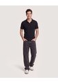 Polo Essential Regular  Para Hombre Negro Ostu de Ostu