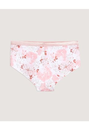Panty Hipster Floral Pack X3  Para Mujer Negro Ostu