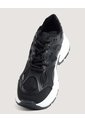 Tenis Chunky Sport Black  Para Mujer Negro Ostu de Ostu