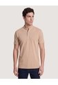 Polo Cuello Mao Regular  Para Hombre Café Ostu de Ostu