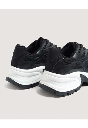 Tenis Chunky Sport Black Para Mujer Negro Ostu