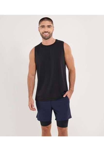 Camiseta Para Hombre Manga Sisa Cuello Redondo Color Negro Marca Ostu #60091849