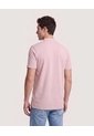 Polo Cuello Mao Regular  Para Hombre Rosa Ostu de Ostu