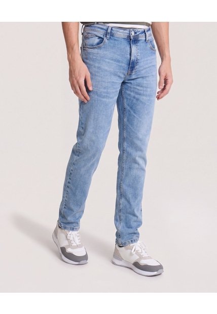 Jean Slim Light  Para Hombre Azul Ostu