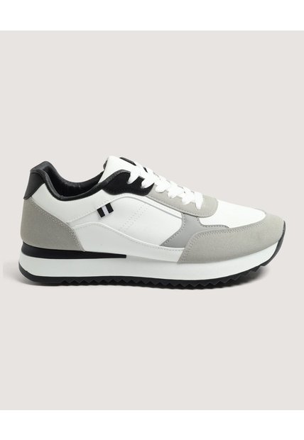 Tenis Urban Runner Contrast  Para Hombre Gris Ostu