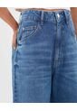 Jean Para Mujer Wide-Leg Color Azul Marca Ostu #40160579 de Ostu