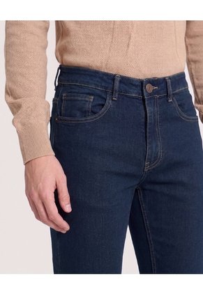 Jean Skinny Dirty Denim Para Hombre Azul Ostu