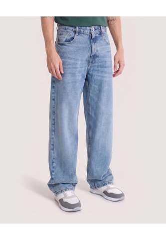 Jean Loose Street Denim  Para Hombre Azul Ostu Ostu