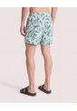 Pantaloneta De Baño Estampada  Para Hombre Verde Ostu de Ostu