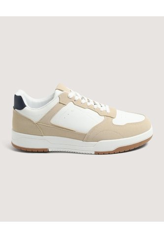 Tenis Urbanos Contrast  Para Hombre Beige Ostu Ostu