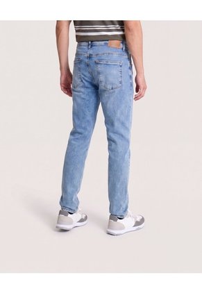 Jean Slim Light Para Hombre Azul Ostu
