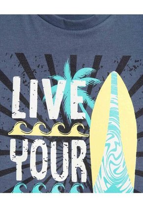 Pijama Para Niño M/C P/C Color Azul  Marca Ostu #80040089